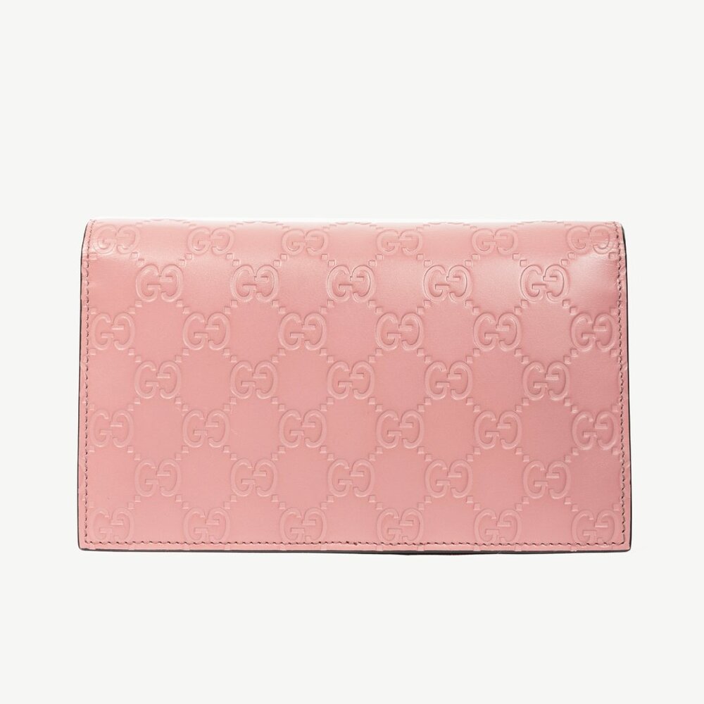 Gucci Icon Camellia Guccissima Gucci Signature Chain Wallet - Picture 4 of 12